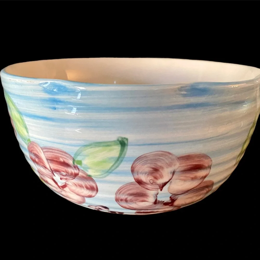 Adorable Painted Ceramic Serving Bowl